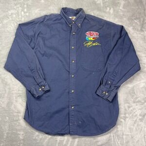 Jeff Gordon 24 Winner's Circle DuPont Motorsports Shirt Mens Large Blue NASCAR‎